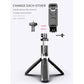 L02 100cm Multi-function Adjustable Bluetooth Self-timer Pole Tripod Selfie Stick (Black)