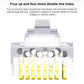 100pcs /Pack Cat6e Unshielded Pass Through RJ45 Connector Modular Plug