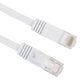 10m CAT6 Ultra-thin Flat Ethernet Network LAN Cable, Patch Lead RJ45 (White)