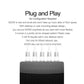 Tenda SG105 Mini 5 Ports 1000Mpbs Fast Gigabit Ethernet Network Switch  LAN HUB, Tenda SG105 5 Ports Black