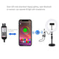 PULUZ 7.9 inch 20cm RGBW Light + Round Base Desktop Mount Dimmable LED Dual Color Temperature LED Curved Light Ring Vlogging Selfie Photography Video Lights with Phone Clamp, 7.9 inch + Round Mount
