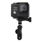 PULUZ CNC Aluminum Ball Joint Mount with 2 Long Screws for GoPro, Insta360, DJI and Other Action Cameras, CN Stock