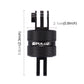 PULUZ 360 Degree Rotation CNC Swivel Pivot Extension Arm Tripod Mount for GoPro, Insta360, DJI and Other Action Cameras