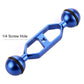PULUZ 5.0 inch 12.6cm Aluminum Alloy Dual Balls Arm, Ball Diameter: 25mm, 5.0 inch (Blue), 5.0 inch (Red)