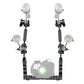 PULUZ Dual Handle Aluminium Tray Stabilizer with 2 x Dual Ball Aluminum Alloy Clamp & 2 x 7 inch Floating Arm for Underwater Camera Housings, 2 x Dual Ball(Black)