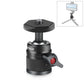 PULUZ 360 Panorama Aluminum Alloy Tripod Ball Head Adapter with Knob Lock(Black)