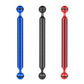 PULUZ  9 inch 23cm Length 20.8mm Diameter Dual Balls Carbon Fiber Floating Arm, Ball Diameter: 25mm, 9 inch Black