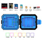PULUZ 11 in 1 Memory Card Case for 3SIM + 2XQD + 2CF + 2TF + 2SD Card, 11 in 1
