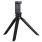 PULUZ Pocket Mini Plastic Tripod Mount with Phone Clamp for Smartphones(Black)