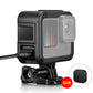 PULUZ Chargeable PA Frame Mount Cage with Cold Shoe Base Slot for GoproHERO12 Black /11 Black /11 Black Mini /10 Black /9 BlackBlack)