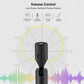 PULUZ 8PIN Jack Mobile Phone Omnidirectional Condenser Adjustable Microphone(Black)