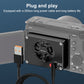 PULUZ Camera Cooling Fan Semiconductor Radiator for Sony / Canon / FUJIFILM / Nikon Cameras (Black)