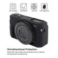 PULUZ Soft Silicone Protective Case for Canon EOS G7 X Mark II(Black)