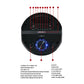 Portable Bluetooth Tower Speaker with Wired Microphone – Wireless, USB Input (ZQS-6208)