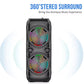 Portable Party Speaker – Dual 8&