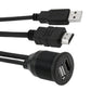 USB 2.0 & HDMI (Type-A) Male to Female Extension Cable, Length: 2m, USB 2.0 & HDMI (Type-A) Male to Female