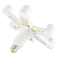Lamp Holder Converter E27 1 Turn 7 (E27) Lamp Holder Bulb Adapter Converter(White)