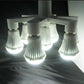 Lamp Holder Converter E27 1 Turn 7 (E27) Lamp Holder Bulb Adapter Converter(White)
