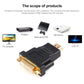 Gold Plated HDMI 19 Pin Male to DVI Female Adapter(Black)