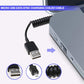 2m Micro USB Data Sync Charging Coiled Cable / Spring Cable(Black)