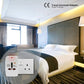 All in 1 (EU + AU + UK + US Plug) World Universal Travel Adaptor(White)