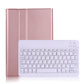 A860 For Samsung Galaxy Tab S6 10.5 inch T860 / T865 Detachable Bluetooth Keyboard Tablet Case with Pen Holder Elastic Strap, Black, Gold, Rose Gold