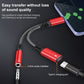2 in 1 USB-C / Type-C Male to PD 60W USB-C / Type-C Charging + 3.5mm Audio Female Earphone Adapter (Silver)