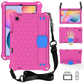 Honeycomb Design EVA + PC Material Four Corner Anti Falling Flat Protective Shell With Strap, For Galaxy Tab S6 Lite P610, For  Galaxy Tab S6 Lite P610