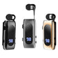 K55 Retractable Cable BT5.2 Smart In-ear Single Sports Earphone