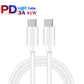 38W PD20W  QC3.0 USB Car Charger with Type-C to Type-C Data Cable, Length: 1m(Black)