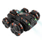 MoFun Five-wheeled Stunt Car 360-degree Swing Arm 2.4G Multifunctional RC Car, Specifications:Dual(Black)