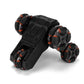 MoFun Five-wheeled Stunt Car 360-degree Swing Arm 2.4G Multifunctional RC Car, Specifications:Dual(Black)