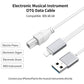 1m 8 Pin to USB + MIDI Electronic Music Instrument & OTG & Charging Multifunctional Cable Compatible with above iOS 10.3.2