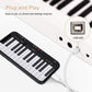 1m 8 Pin to USB + MIDI Electronic Music Instrument & OTG & Charging Multifunctional Cable Compatible with above iOS 10.3.2