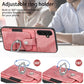 For Samsung Galaxy A14 5G Retro Skin-feel Ring Card Wallet Phone Case(Pink)