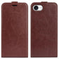 R64 Texture Single Vertical Flip Leather Phone Case, For iPhone 17 Pro Max, For iPhone 17 Pro, For iPhone 17, For iPhone Air, For iPhone 16e, For iPhone 16 Pro Max