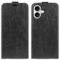 R64 Texture Single Vertical Flip Leather Phone Case, For iPhone 17 Pro Max, For iPhone 17 Pro, For iPhone 17, For iPhone Air, For iPhone 16e, For iPhone 16 Pro Max