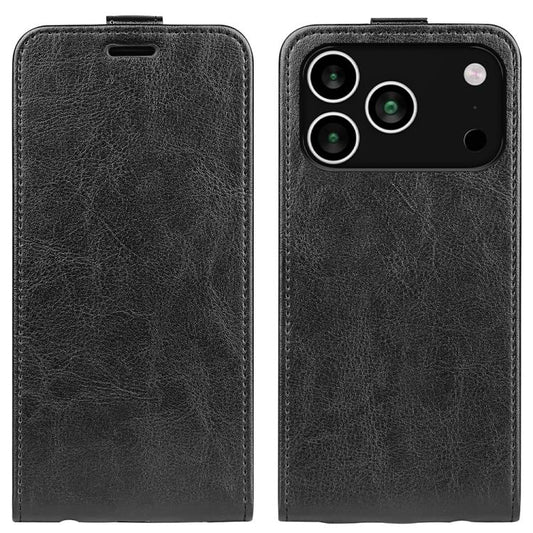 R64 Texture Single Vertical Flip Leather Phone Case, For iPhone 17 Pro Max, For iPhone 17 Pro, For iPhone 17, For iPhone Air, For iPhone 16e, For iPhone 16 Pro Max