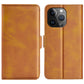 Dual-side Magnetic Buckle Horizontal Flip Leather Phone Case, For iPhone 16, For iPhone 15 Pro Max, For iPhone 15 Pro, For iPhone 15 Plus