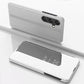 Plated Mirror Horizontal Flip Leather Phone Case with Holder, For Samsung Galaxy S26 Ultra 5G, For Samsung Galaxy S26 5G, For Samsung Galaxy A57 5G