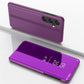 Plated Mirror Horizontal Flip Leather Phone Case with Holder, For Samsung Galaxy S26 Ultra 5G, For Samsung Galaxy S26 5G, For Samsung Galaxy A57 5G