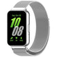 For Samsung Galaxy Fit 3 Milanese Metal Steel Mesh Watch Band(Silver)