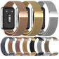 For Samsung Galaxy Fit 3 Milanese Metal Steel Mesh Watch Band(Silver)