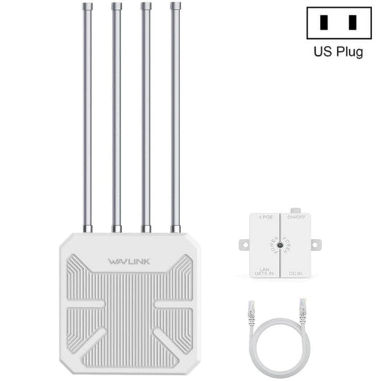 WAVLINK WN573HX3 AX3000 Waterproof Outdoor WiFi Wireless Outdoor Dual Band Router, US Plug, UK Plug, EU Plug, AU Plug