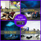 S361 80 lumens 320 x 240 Pixel Portable Mini Projector, Support 1080P, UK Plug(White)