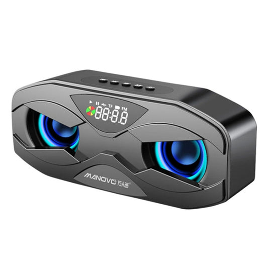 M5 Cool Owl Design Bluetooth Speaker LED Flash Wireless Loudspeaker FM Radio Alarm Clock TF Card