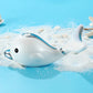 Electric Dolphin Neck Massager Wrinkle Removal Handheld Vibration Neck Face Massage Beauty Instrument Tool(Pearl White)