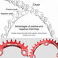 MOTSUV Round Narrow Wide Chainring MTB  Bicycle 104BCD Tooth Plate Parts, Disk 32T, Disk 34T, Disk 36T, Disk 38T, Elliptic plate  32T