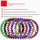 MOTSUV Round Narrow Wide Chainring MTB  Bicycle 104BCD Tooth Plate Parts, Disk 32T, Disk 34T, Disk 36T, Disk 38T, Elliptic plate  32T