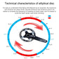MOTSUV Round Narrow Wide Chainring MTB  Bicycle 104BCD Tooth Plate Parts, Elliptic plate 34T, Elliptic plate 36T, Elliptic plate 38T
